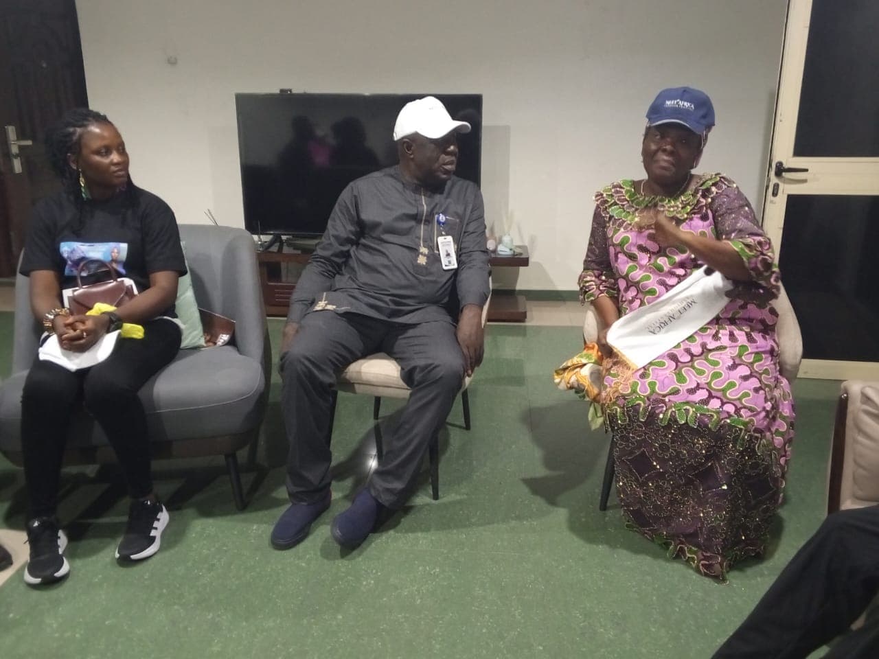 MAFEST PRESIDENT Mr. Charles Ozoemena and Hon Anyafulu Bridget, House of Assembly member representing Aniocha South